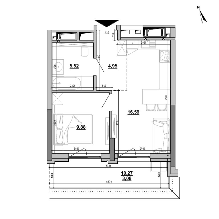 Apartment layout