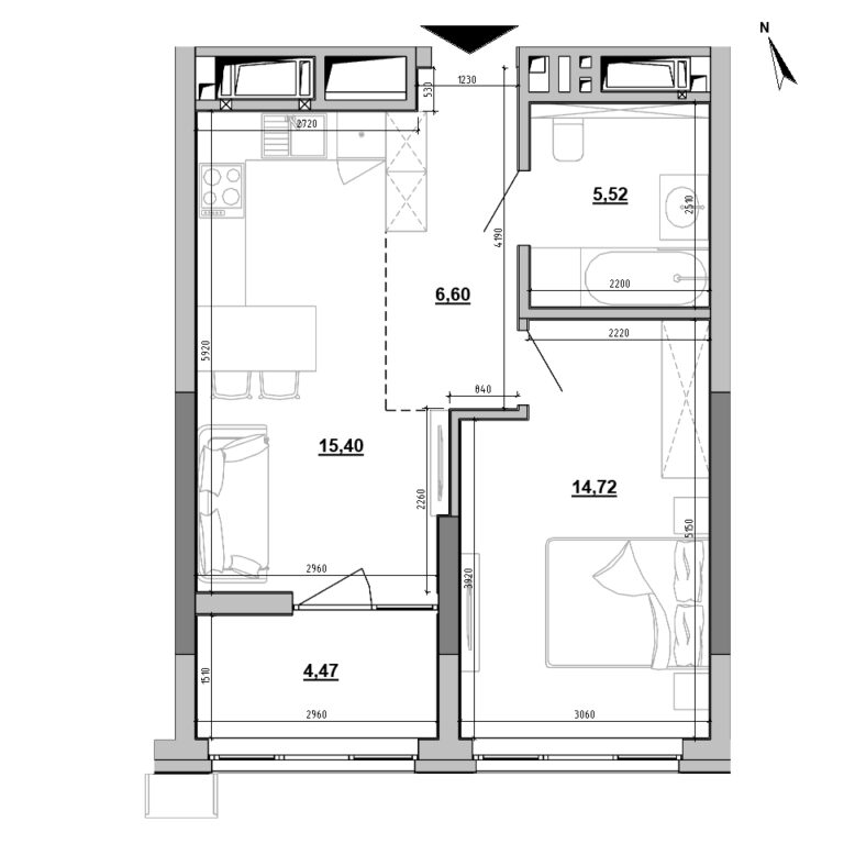 Apartment layout
