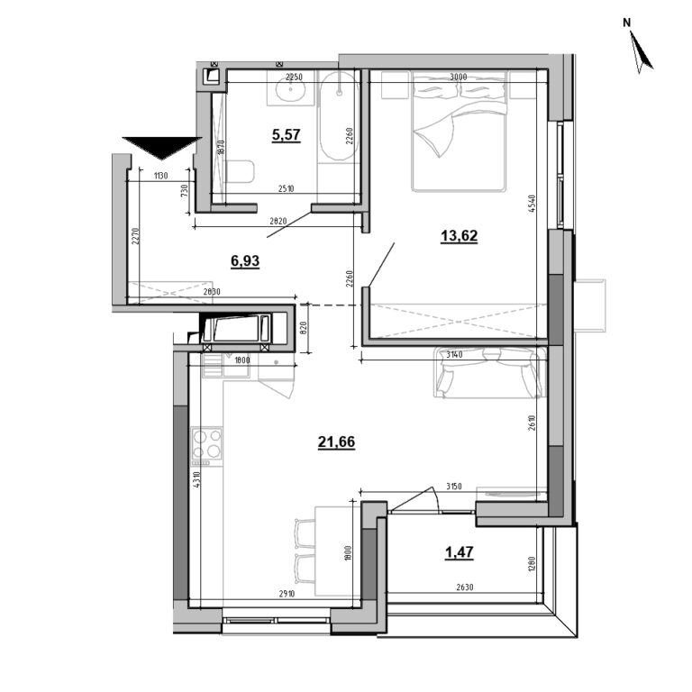 Apartment layout