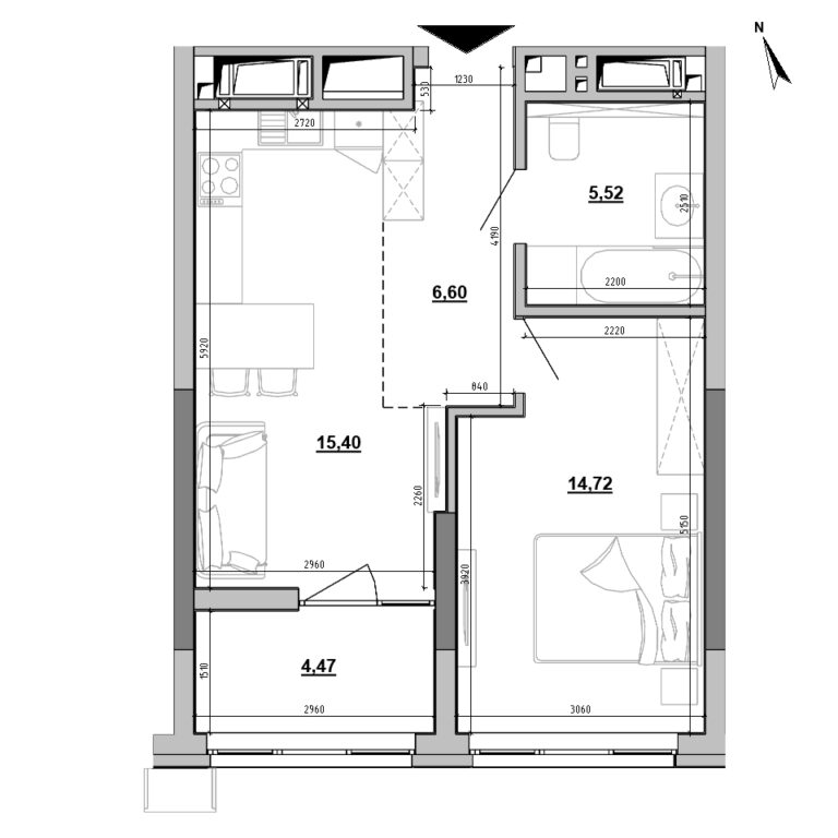 Apartment layout