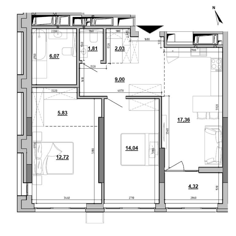Apartment layout