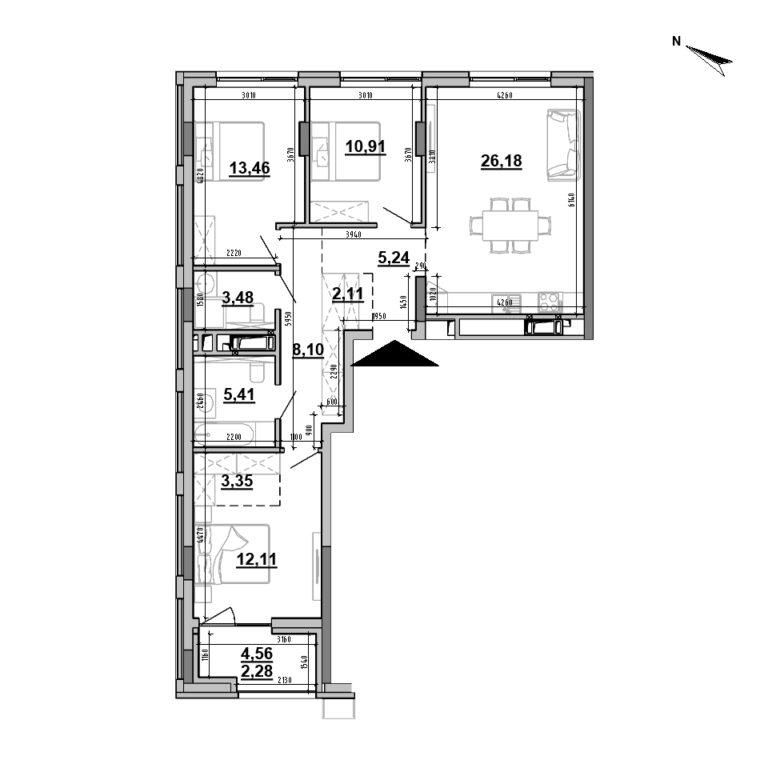 Apartment layout