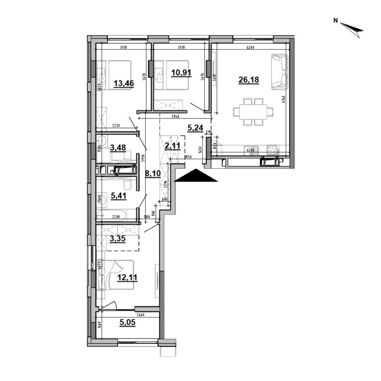 Apartment layout
