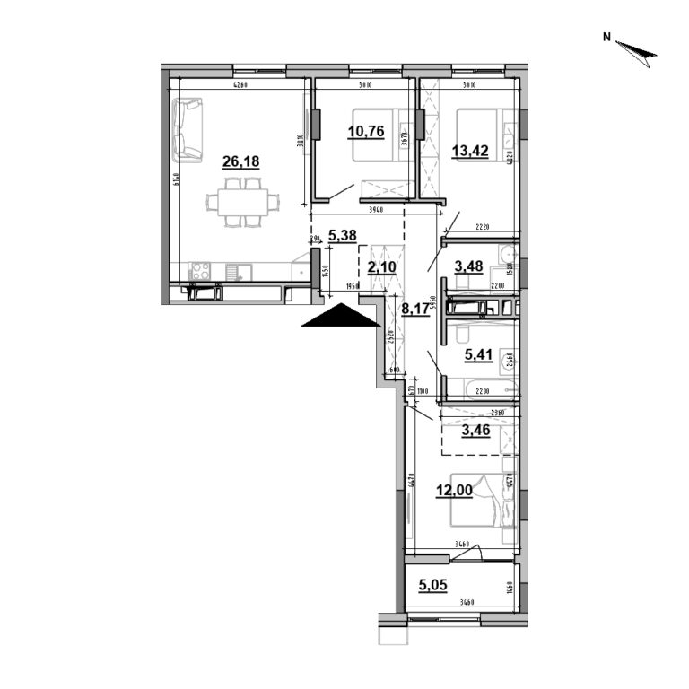 Apartment layout