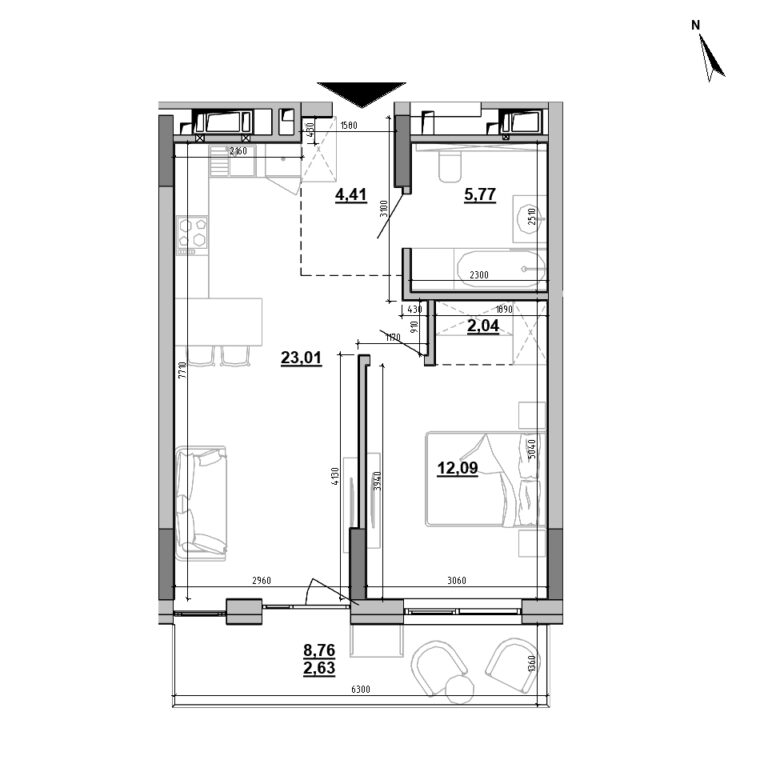 Apartment layout