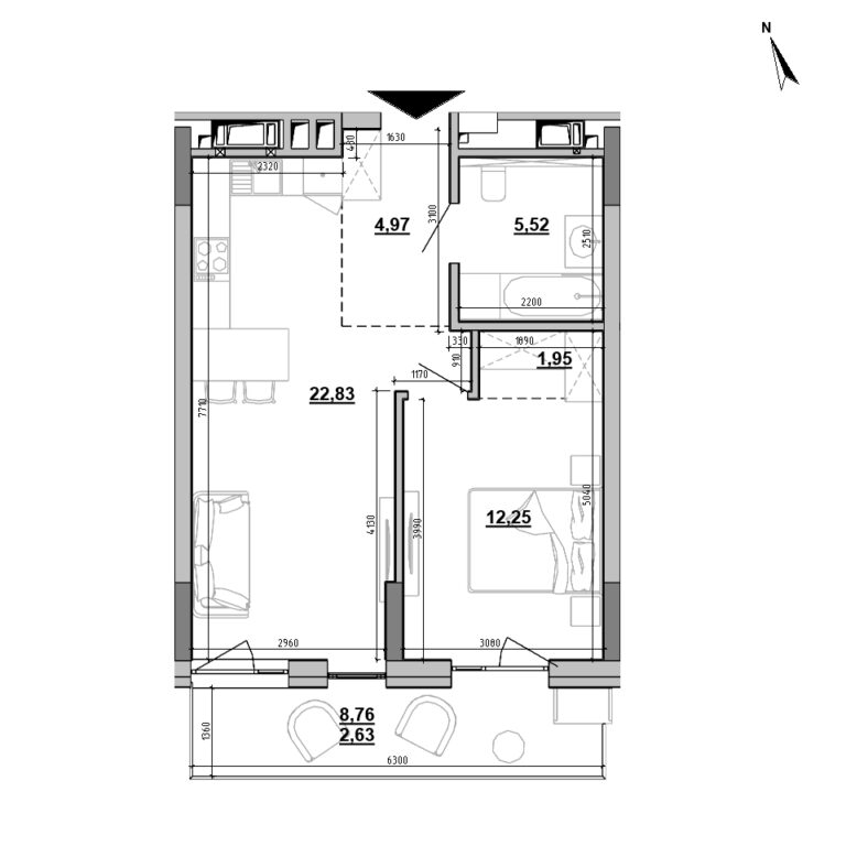 Apartment layout