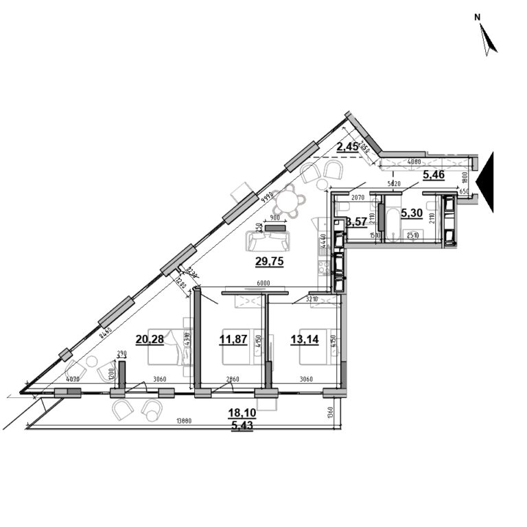 Apartment layout