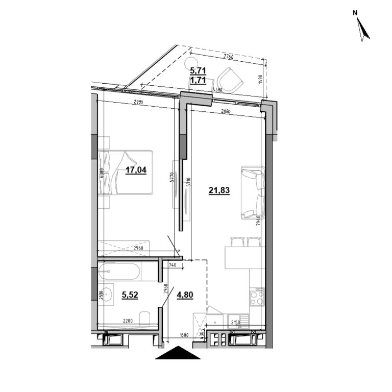 Apartment layout
