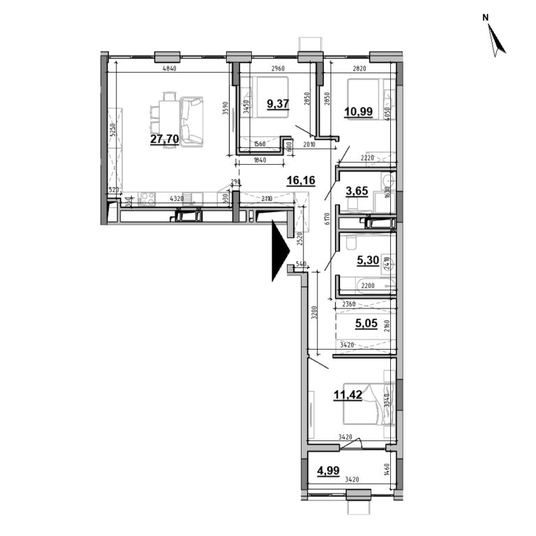 Apartment layout
