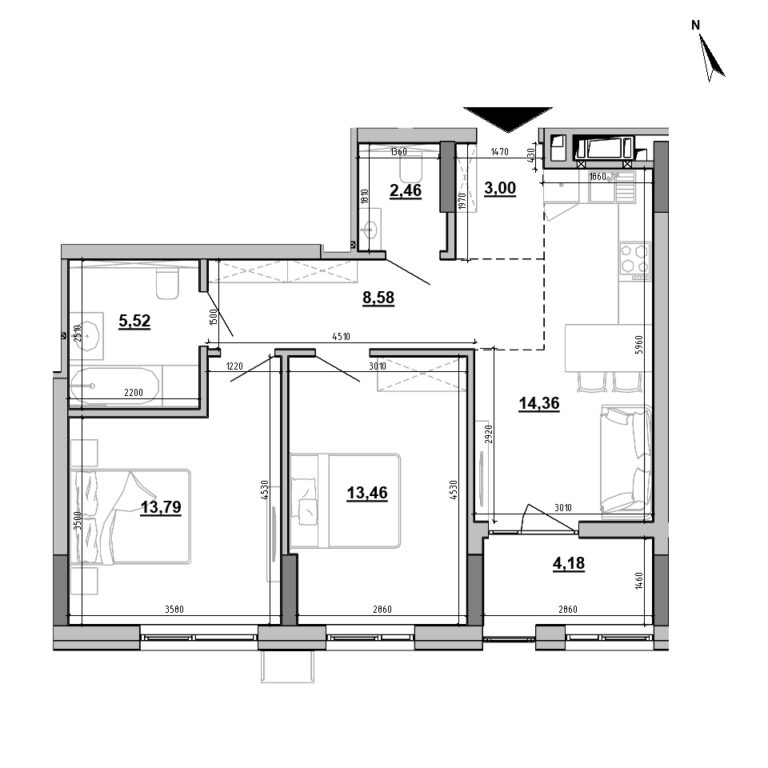 Apartment layout