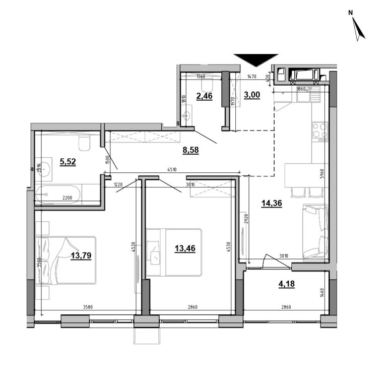 Apartment layout