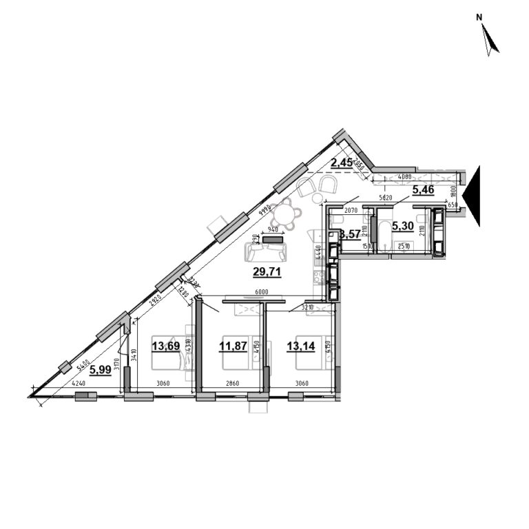 Apartment layout
