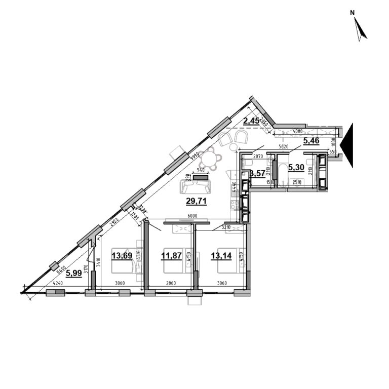 Apartment layout