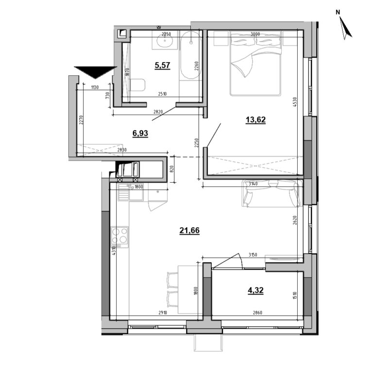 Apartment layout