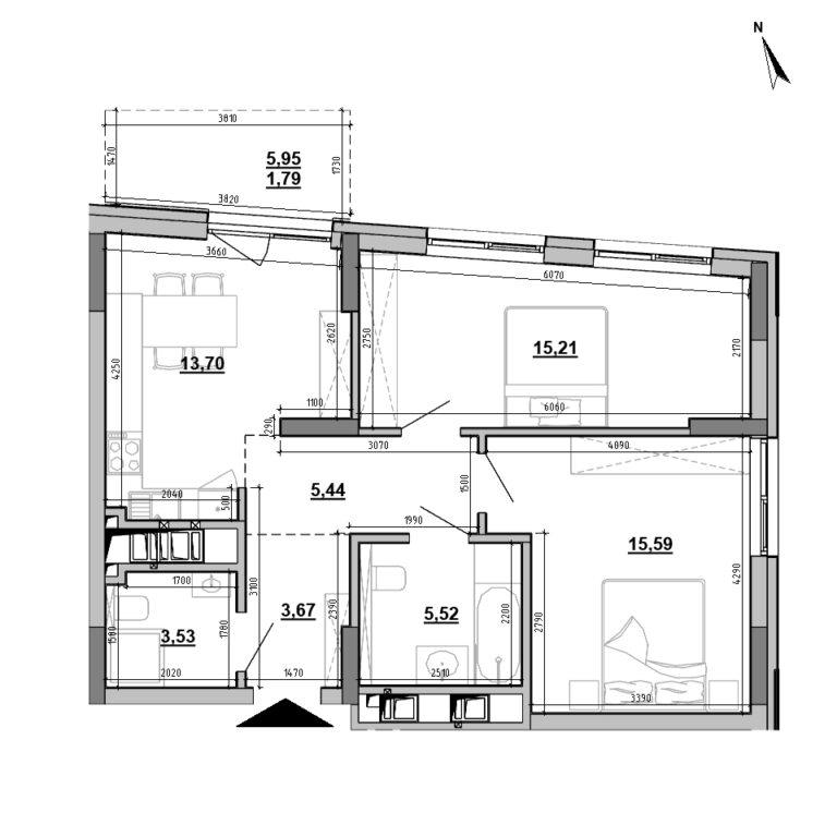 Apartment layout