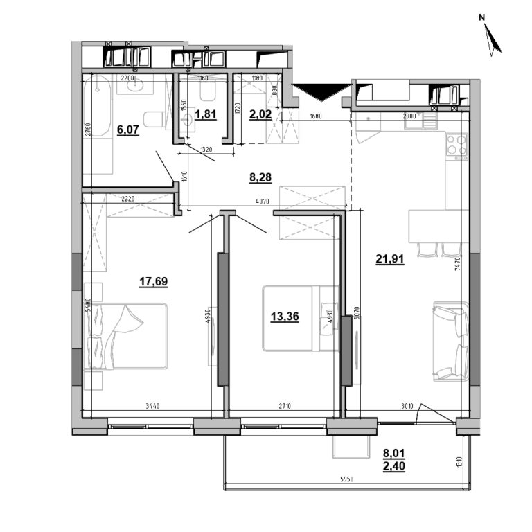 Apartment layout