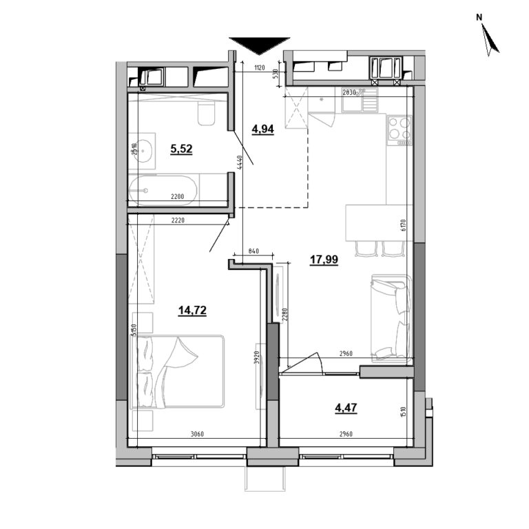Apartment layout