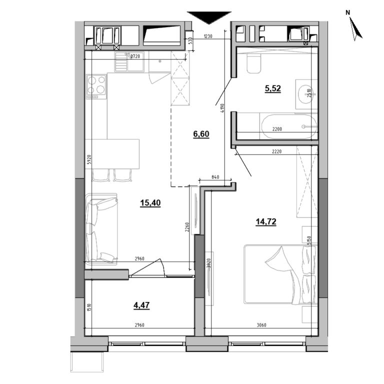 Apartment layout