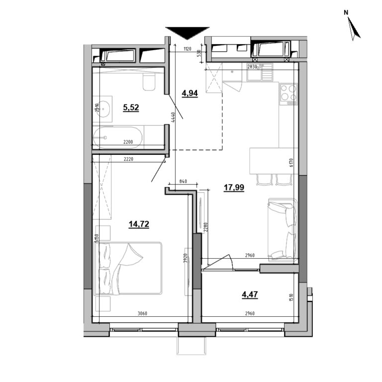 Apartment layout