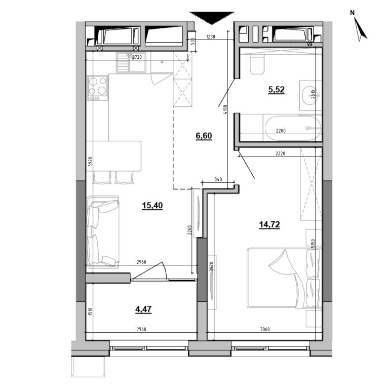 Apartment layout