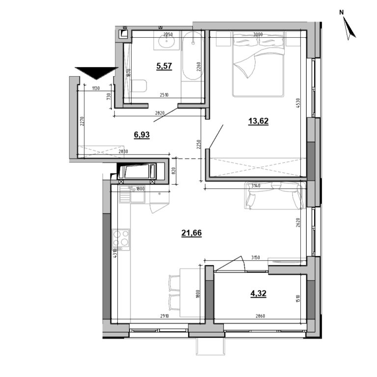 Apartment layout