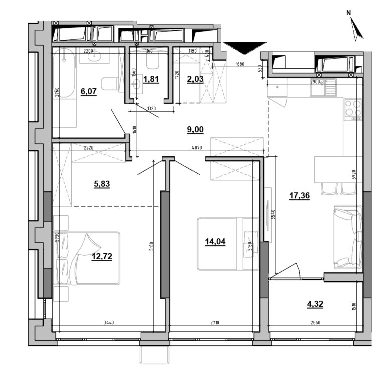Apartment layout