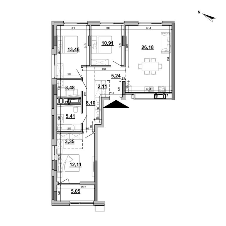 Apartment layout