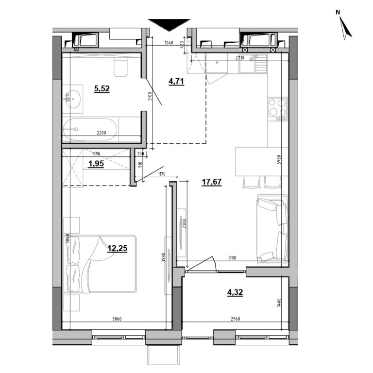Apartment layout