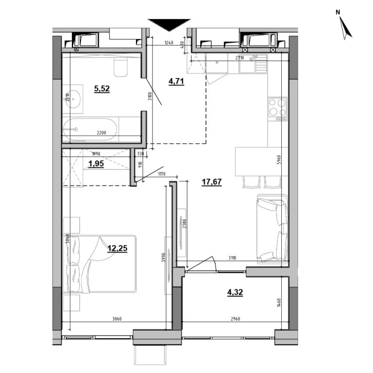 Apartment layout