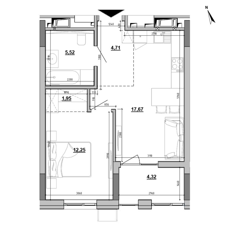 Apartment layout