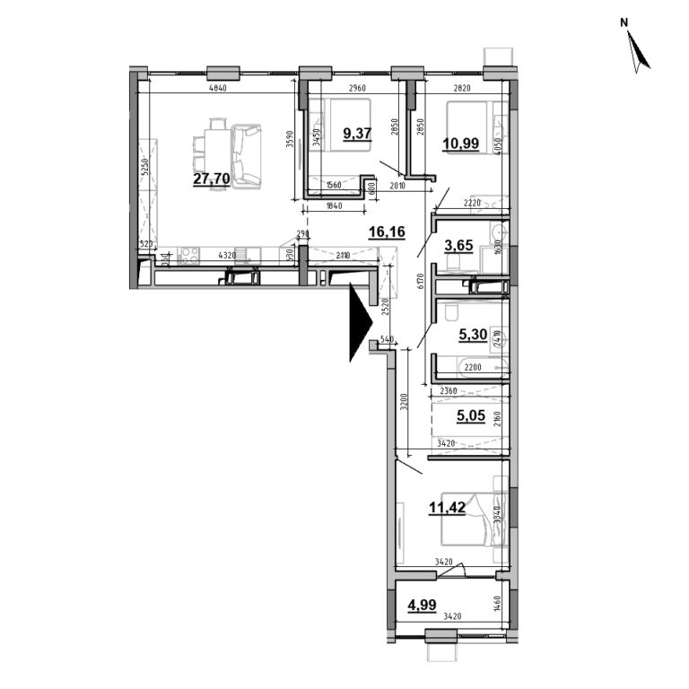 Apartment layout