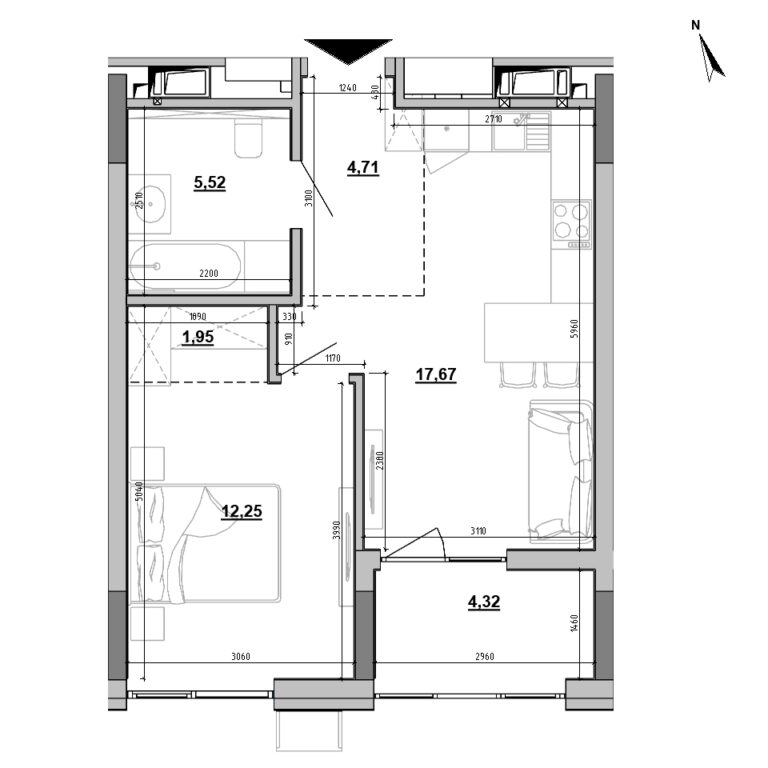Apartment layout